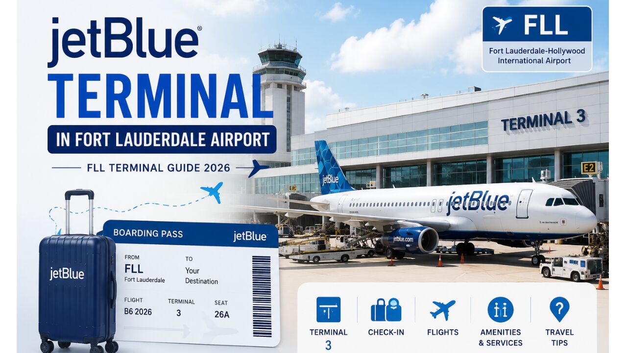 New York, Travel, JetBlue Terminal In Fort Lauderdale Airport | FLL Terminal Guide 2026