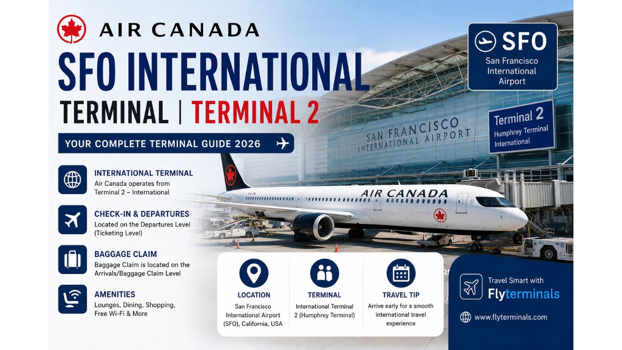 San Francisco, Travel, Air Canada Operates From Terminal 2 At San Francisco