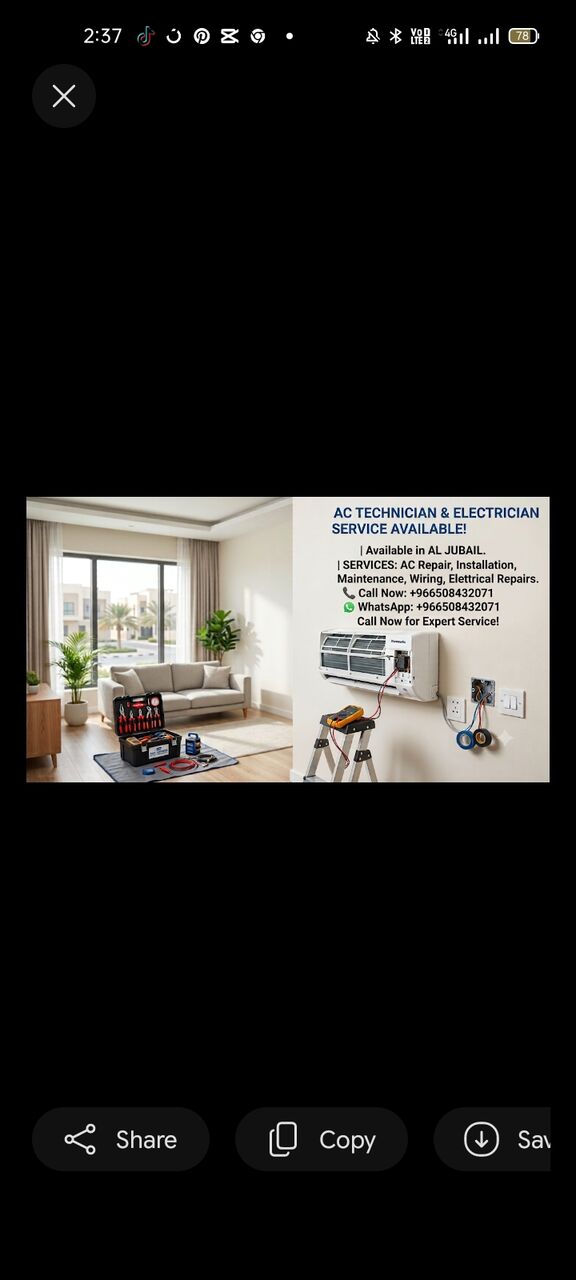 Jubail, Air Conditioning, Ac Technician Electrician Service