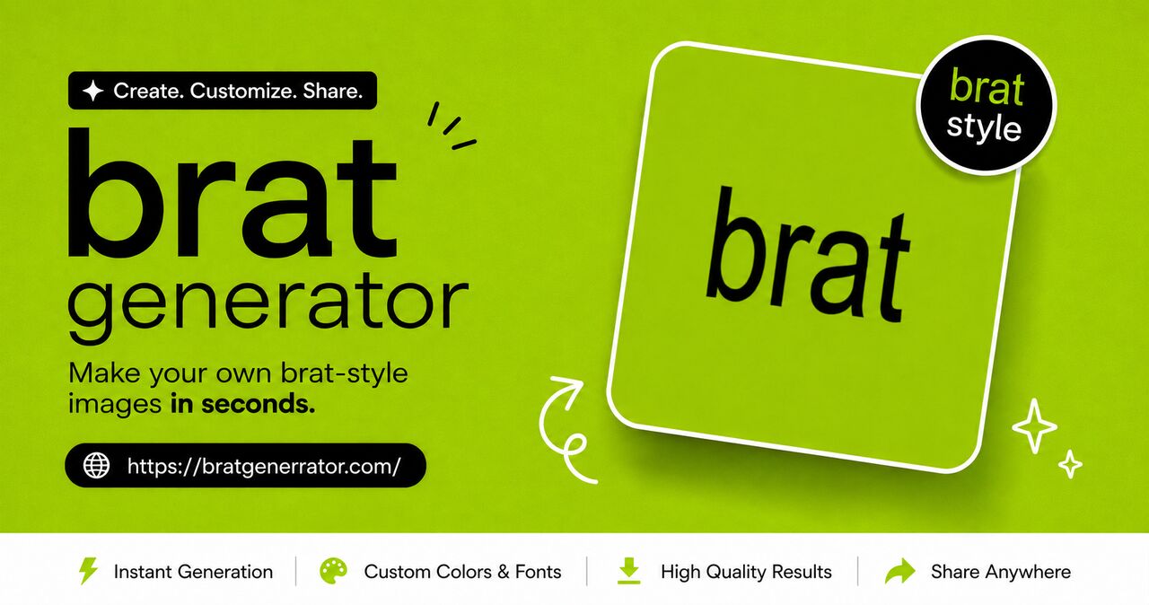 Islamabad, Software Development, Free Brat Generator &ndash; Create Stylish Brat Covers Online