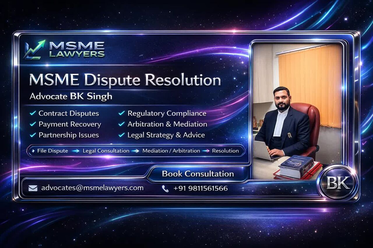Mumbai, Legal, MSME Dispute Resolution Lawyers For Business Legal Support