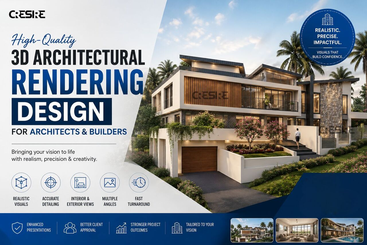 New York, Business, High-Quality 3D Architectural Rendering Design For Architects & Builders