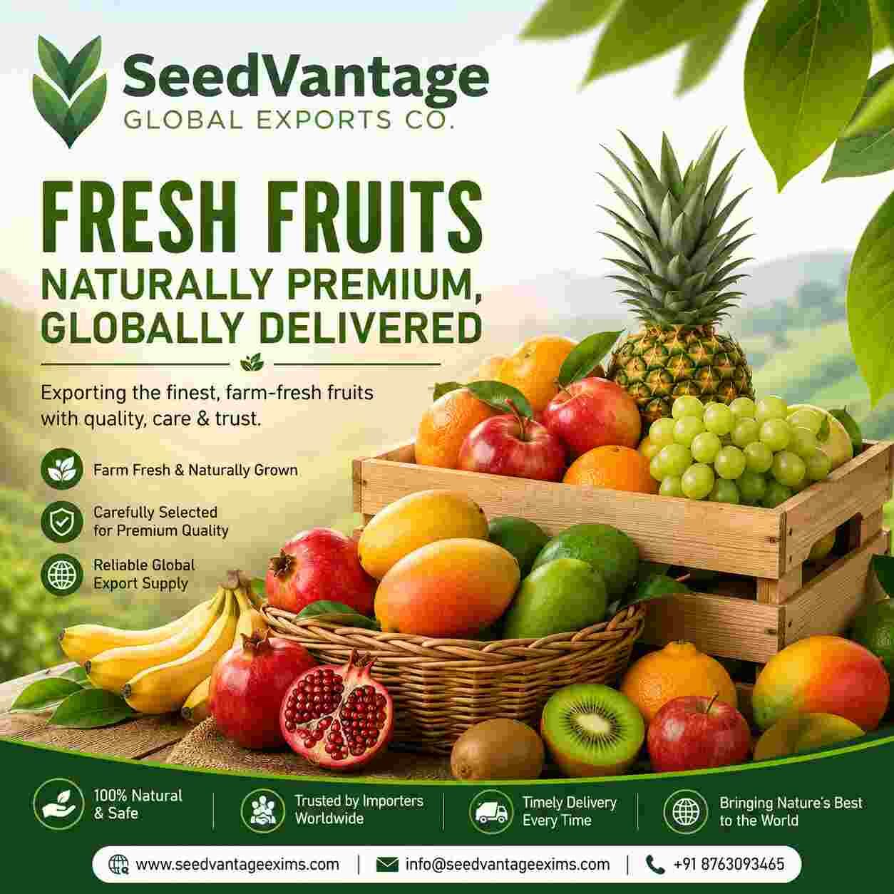 Mumbai, Food, Fresh Fruits Manufacturers Offering Export Quality Produce