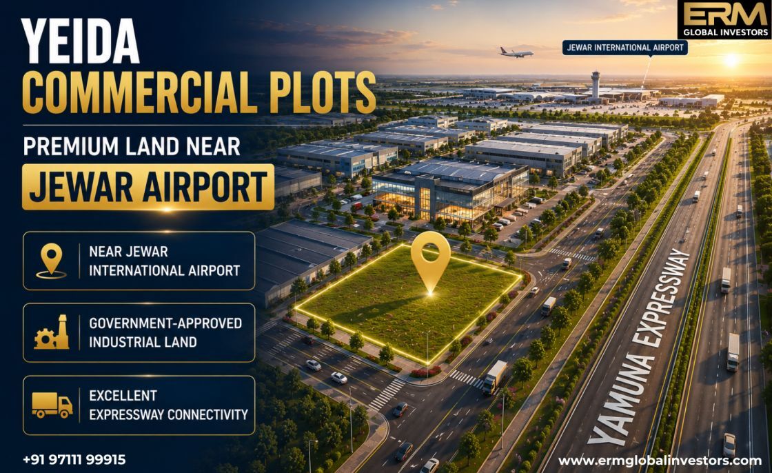 Noida, Commercial Plots, YEIDA Commercial Plots | Premium Land Near Jewar Airport