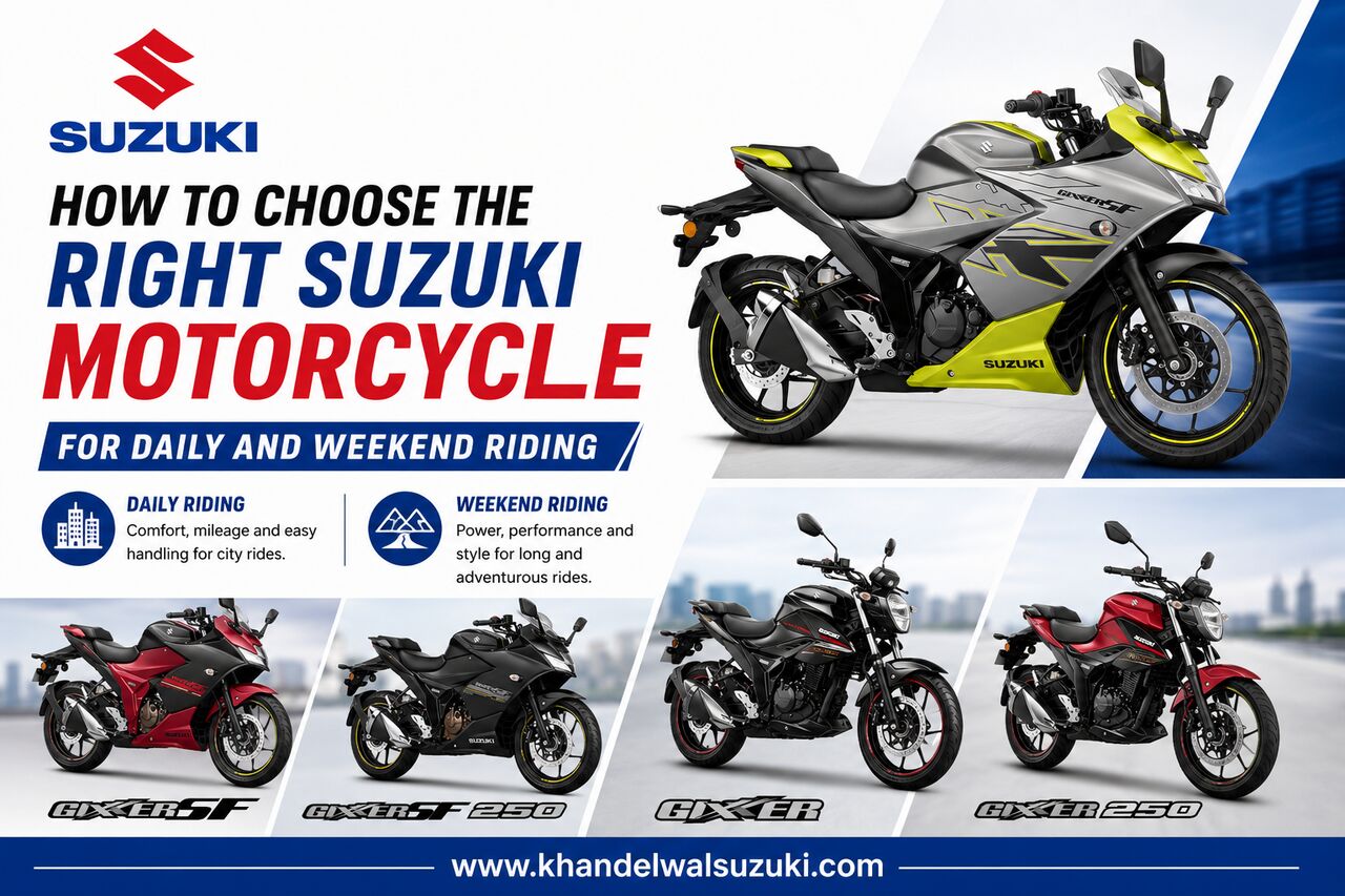 Indore, Business, How To Choose The Right Suzuki Motorcycle For Daily And Weekend Riding
