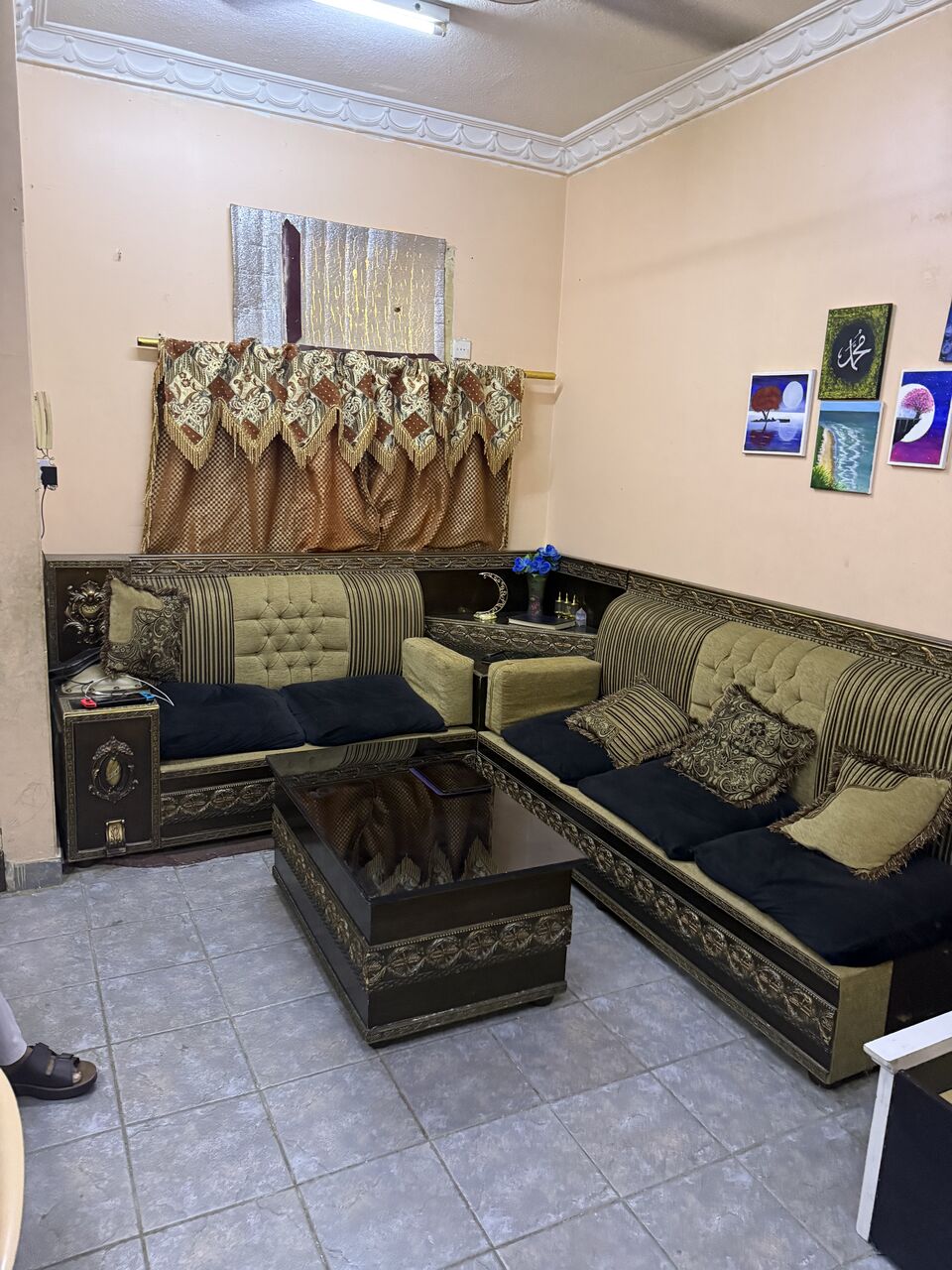 Al Yarmouk, Furniture, SAR 300,  Bed Room Set With Sofa
