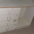 BHD 10,  White Table With Four Drawers