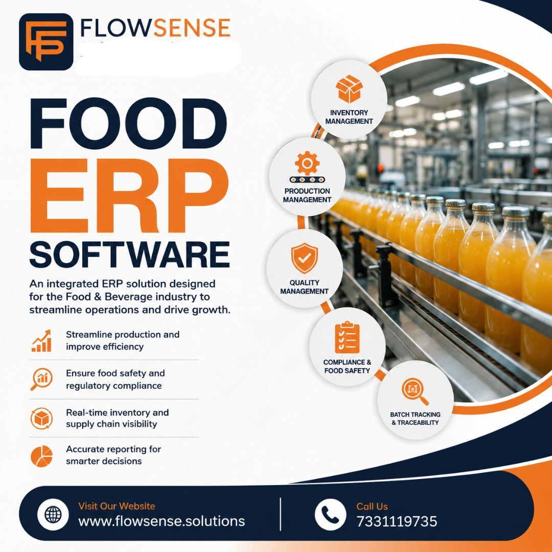 Hyderabad, Food & Drink, Food Erp Software