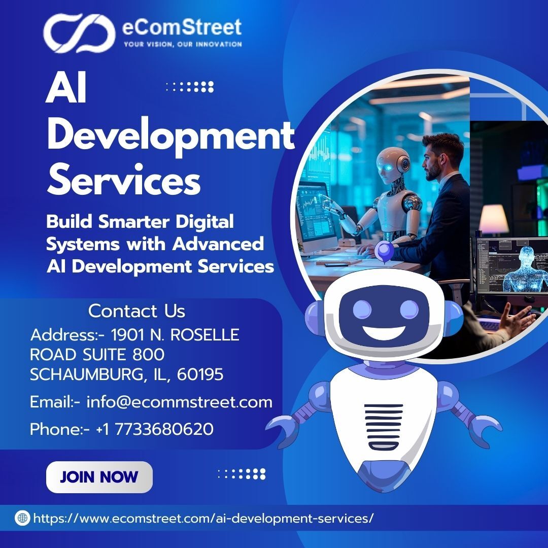 New York, Mobile Apps, Artificial Intelligence Development Services | Scalable AI Solutions By EComStreet