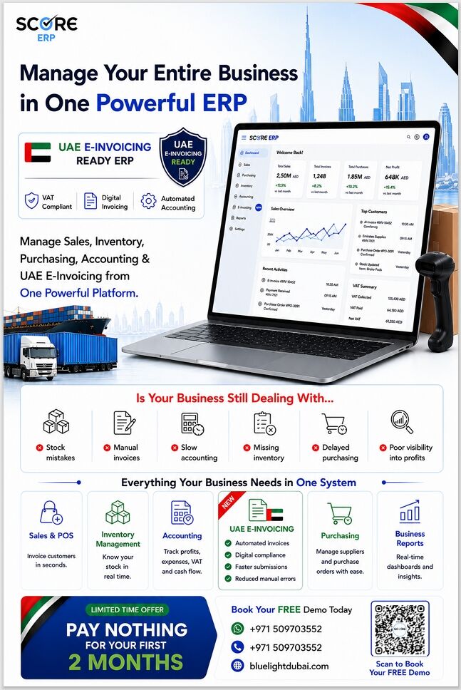 Dubai, Software Development, UAE E Invoice Software
