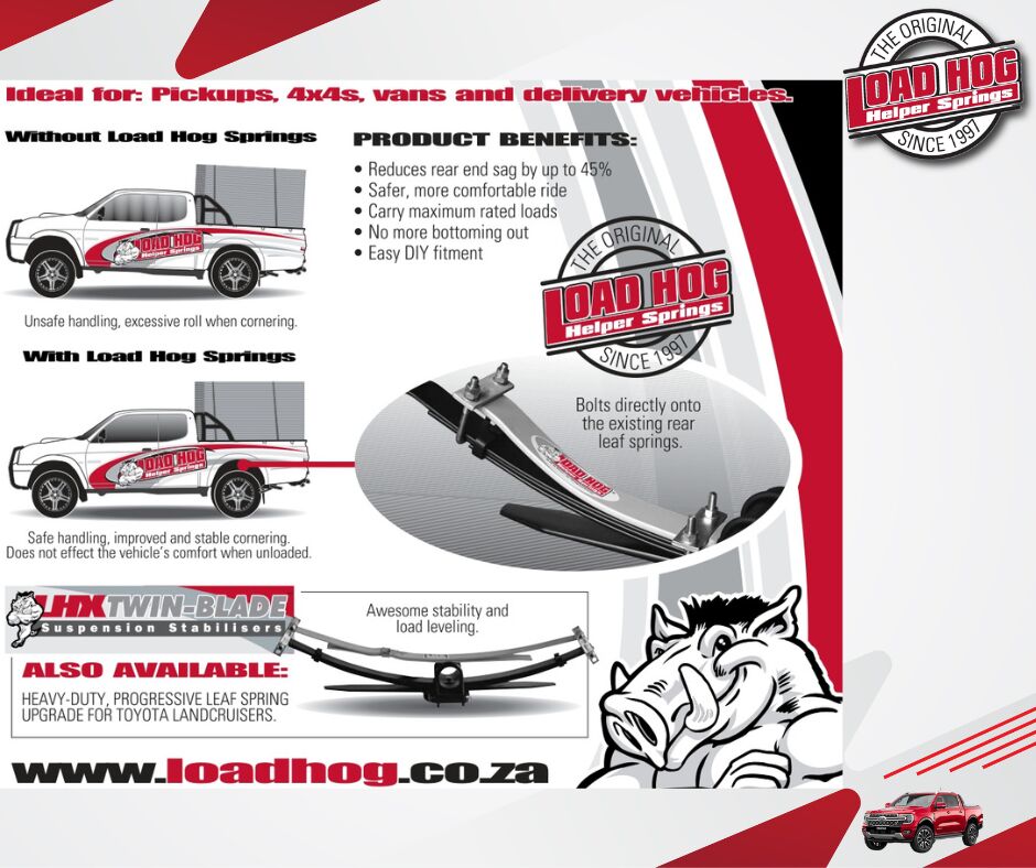 Cape Town, Auto Parts, ZAR 1234,  Mahindra Scorpio / Mhawk /  Karoo - Leaf Spring Suspension Upgrade