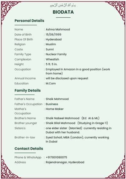 Hyderabad, Seeking Groom, 27,  Groom Wanted For A Hyderabad-based Bride, M.Com Graduate, Working At Amazon In A Good Pos