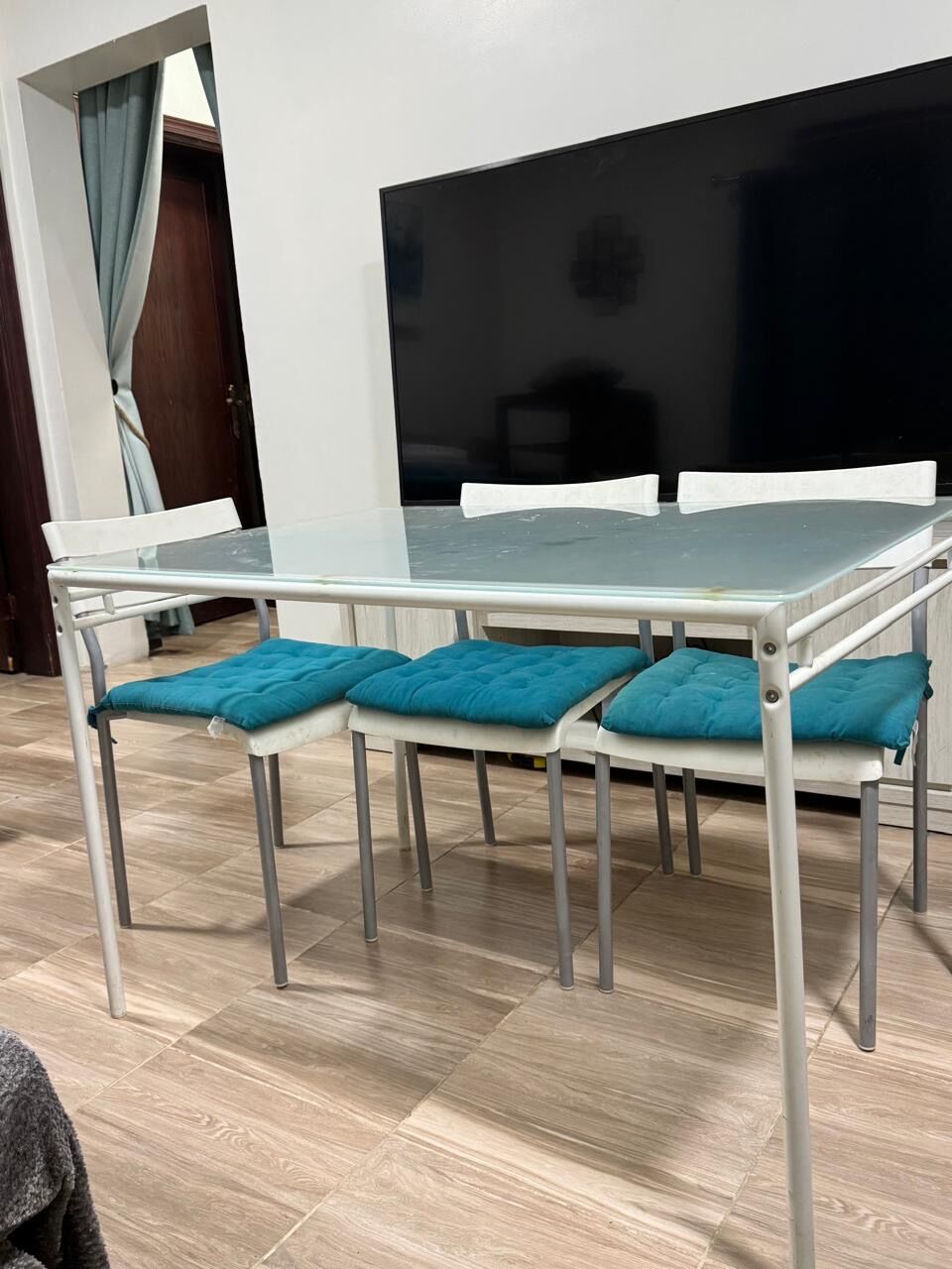 Jubail, Furniture, SAR 160,  Dinning Table With Three Chair And Ikea Coffee Table