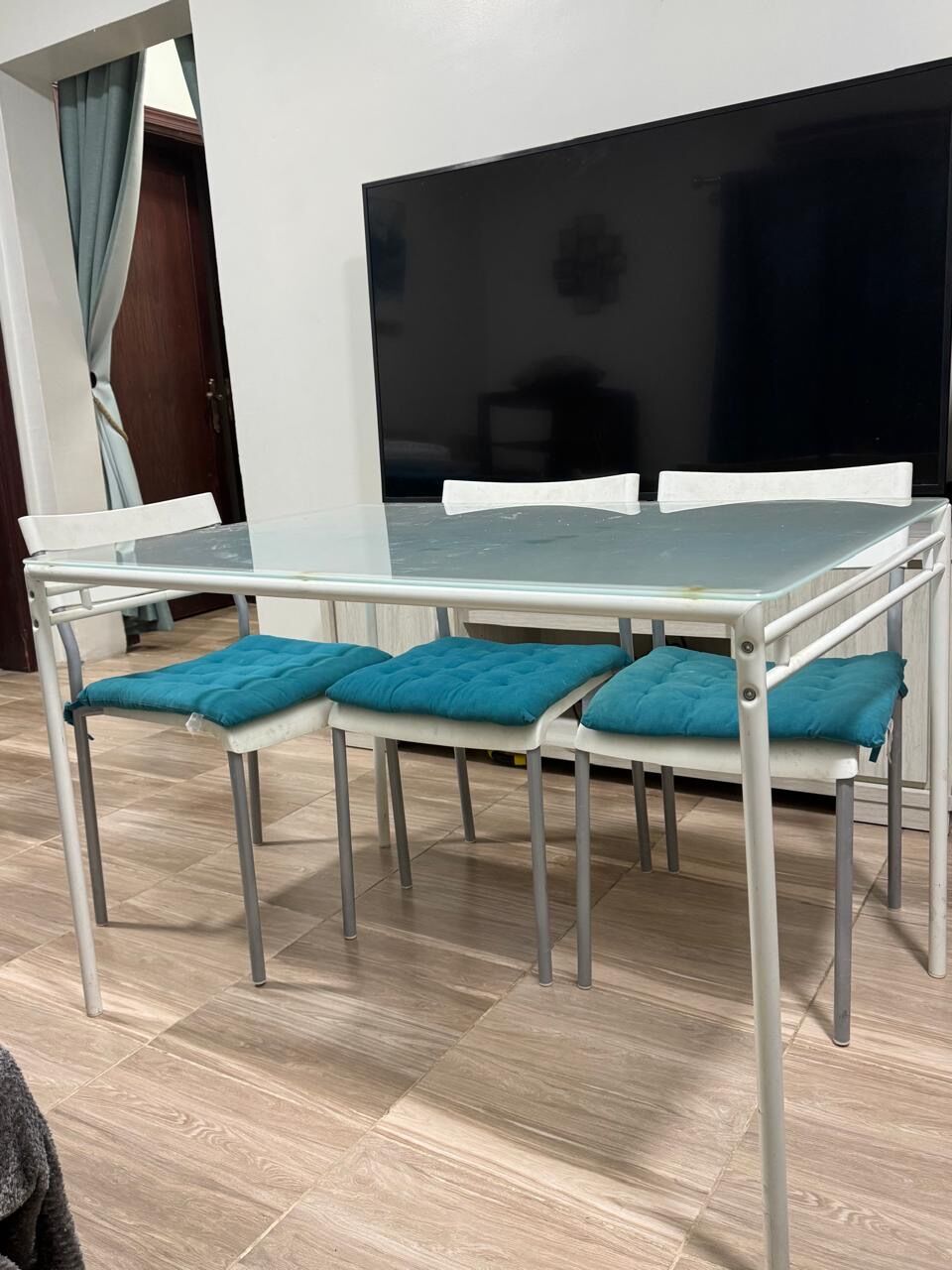 Jubail, Furniture, SAR 160,  Dinning Table With Three Chair And Ikea Coffee Table