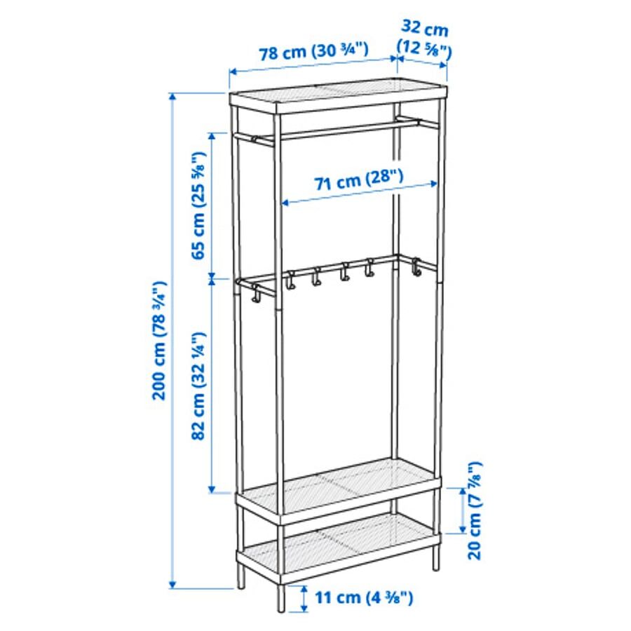 Manama, Furniture, BHD 10,  IKEA Clothes Shelf