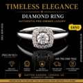 GBP 650,  Buy Stunning Round Cluster Engagement Ring Best Value UK