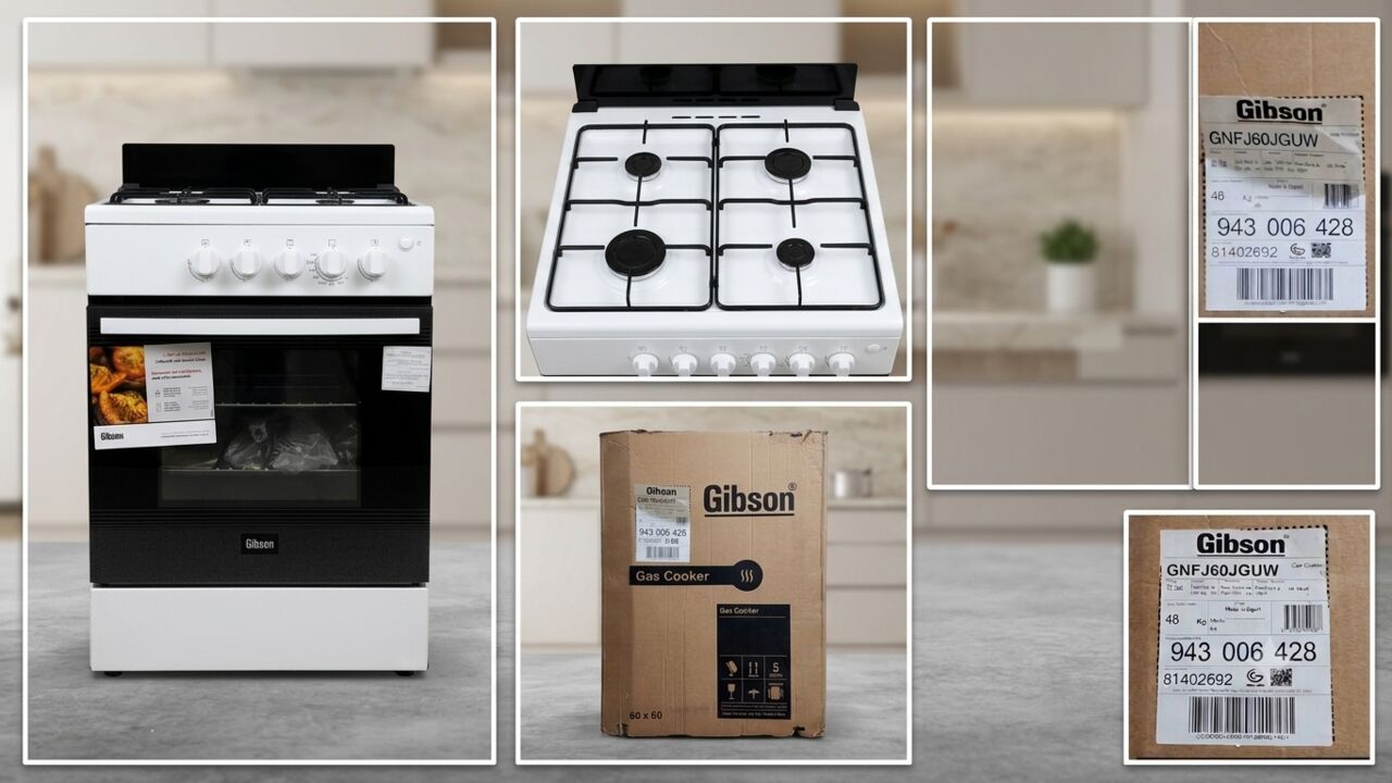 Riyadh, Household Items, SAR 650,  𝗚𝗶𝗯𝘀𝗼𝗻 𝗚𝗮𝘀 𝗖𝗼𝗼𝗸𝗲𝗿 (𝗢𝘃𝗲𝗻 + 𝟰 𝗕𝘂𝗿𝗻𝗲𝗿)