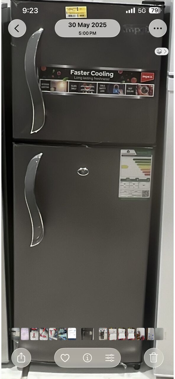 Hara, Electronics, SAR 550,  🧊 IMPEX Double Door Refrigerator For Sale – Only 1 Year Old – Excellent Condition