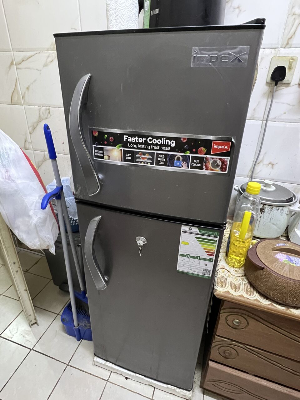 Hara, Electronics, SAR 550,  🧊 IMPEX Double Door Refrigerator For Sale – Only 1 Year Old – Excellent Condition