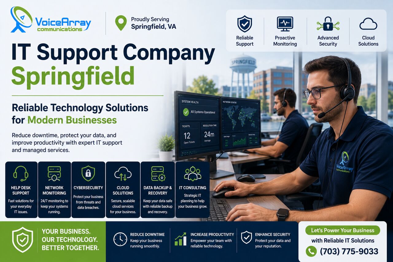 Washington DC, Marketing, IT Services Provider Springfield | Managed IT Solutions For Businesses