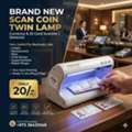 BHD 20,  New Scan Coin Lamp Currency & ID Card Scanner (Best Use For BAR, Restaurant & Hotels)