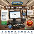 BHD 138,  POS System Full Set Ready To Use With Software & New Receipt Printer + New Cash Drawer