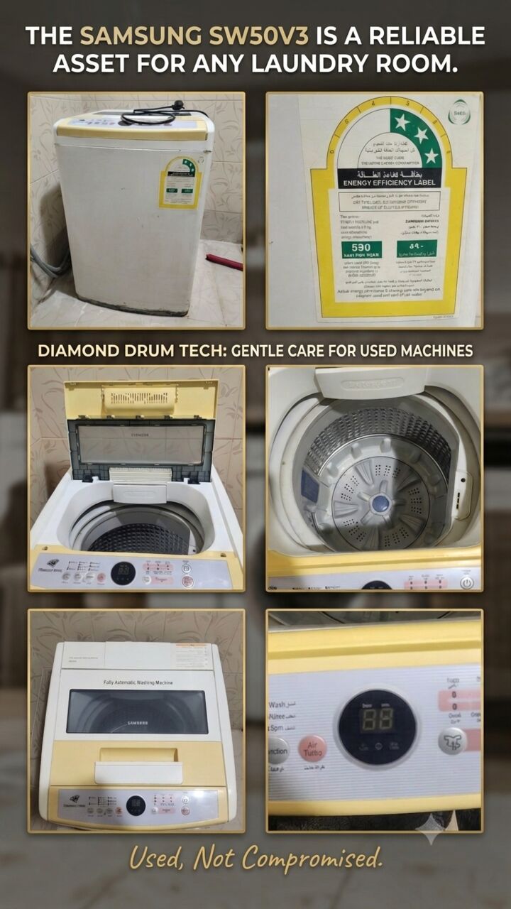 Riyadh, Appliances, SAR 350,  𝗦𝗮𝗺𝘀𝘂𝗻𝗴 𝗪𝗮𝘀𝗵𝗶𝗻𝗴 𝗠𝗮𝗰𝗵𝗶𝗻𝗲 -𝗧𝗼𝗽 𝗟𝗼