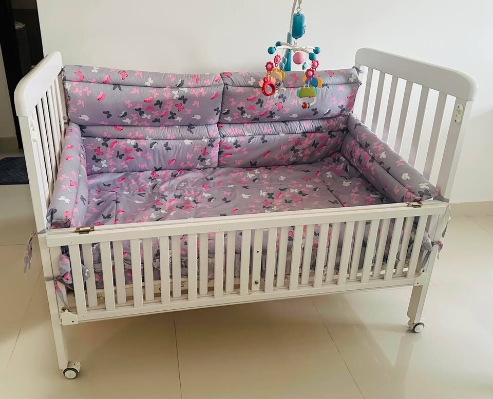 Riyadh, Baby & Kid Stuff, SAR 450,  Final Exit: L&rsquo;elefante Baby Crib/ Cot & Cushion Mattress