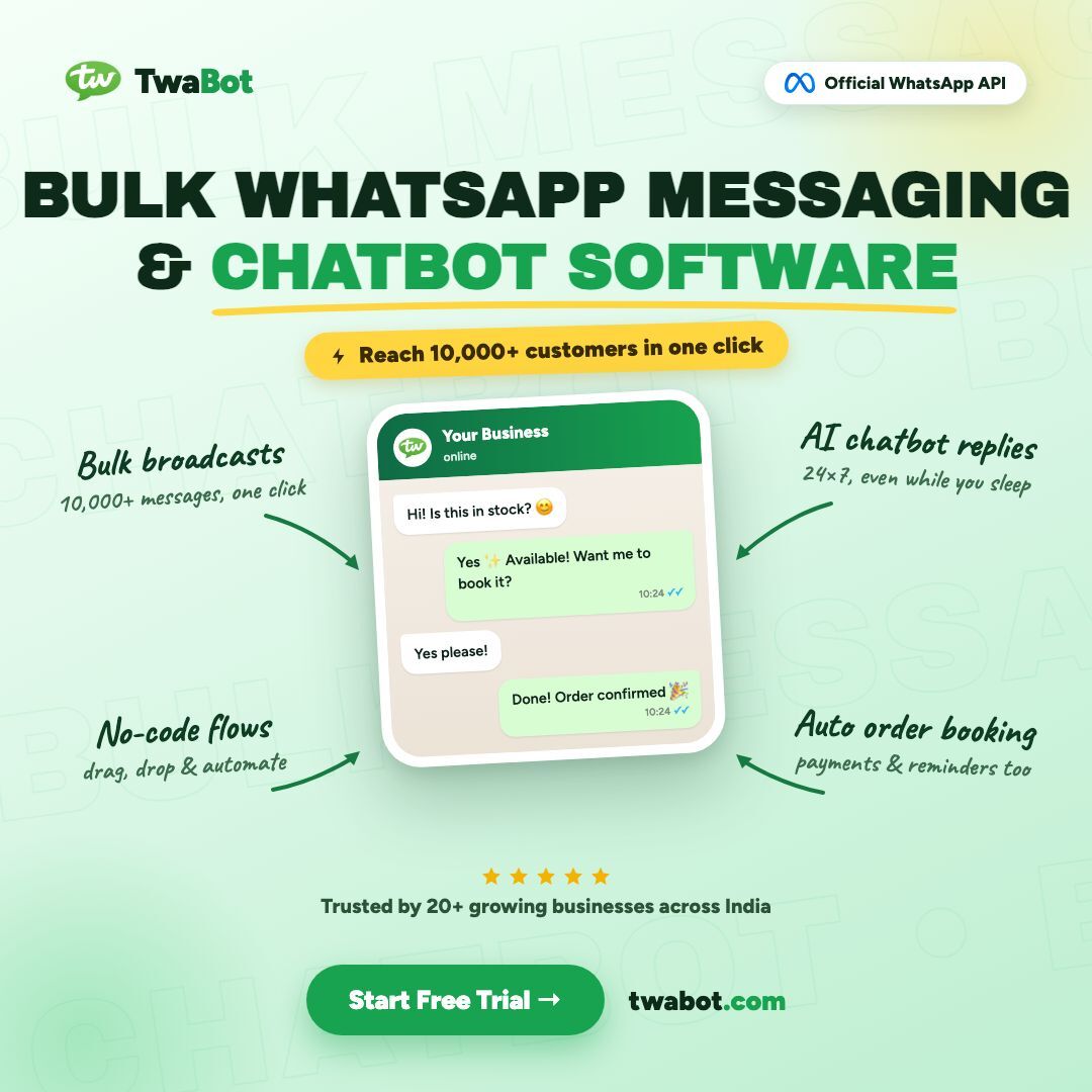 New Delhi, Business, WhatsApp API For Business | Twabot