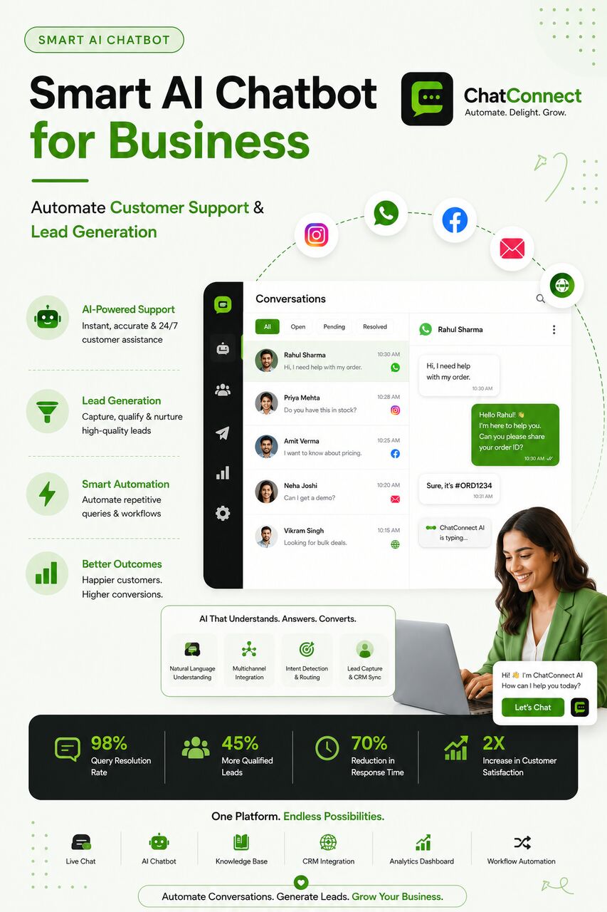 New Delhi, Marketing, Omnichannel Messaging Platform For Unified Customer Communication & Sales Automation