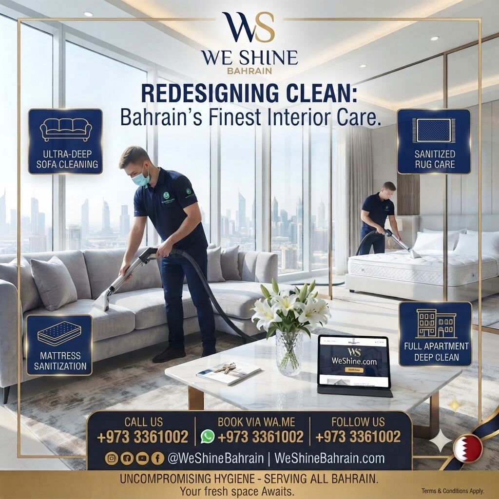 Manama, Cleaning, We Shine Bahrain | Complete Interior Care & Deep Cleaning Services