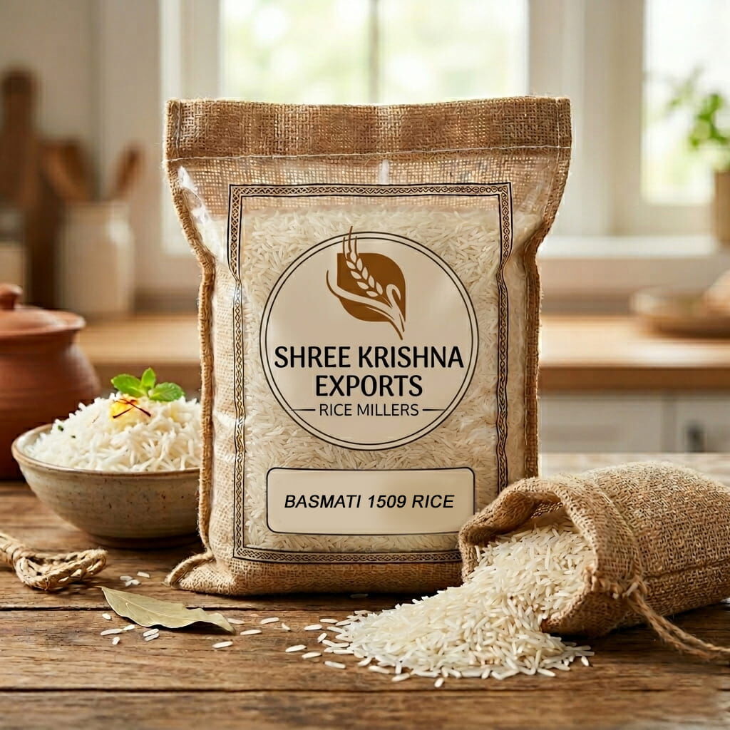 Mumbai, Wholesale Products, 1509 Basmati Rice Exporter In India | Shree Krishna Exports