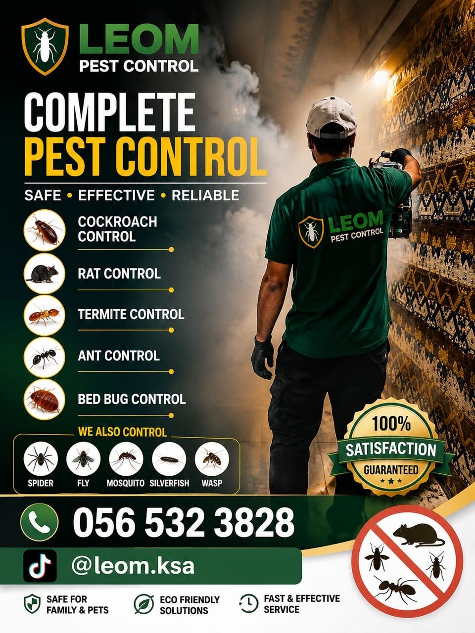 Khobar, Pest Control, Pest Control Safe & Odorless Pest Control Solutions