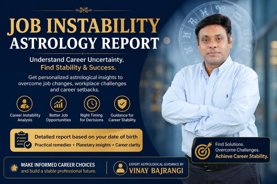 Noida, Legal, Book Your Job Instability Astrology Report Today