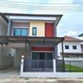 THB 3,  3 BR,  45 Sq. Feet,  2-story Semi-detached House, Phan Thong, Chonburi New Condition, Ready To Move In