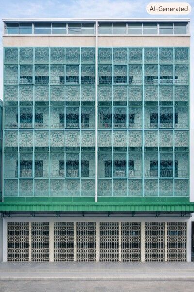 Bangkok, Villas, THB 29998,  28 Sq. Feet,  Central Pinklao 500 M. 5 Air Conditioners, Commercial Building, 2 Units, 5 Floors, MRT