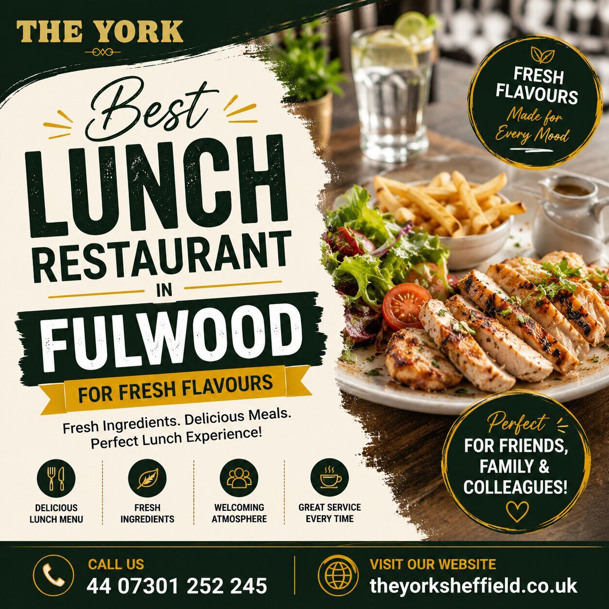 London, Food & Drink, Best Lunch Restaurant In Fulwood For Fresh Flavours