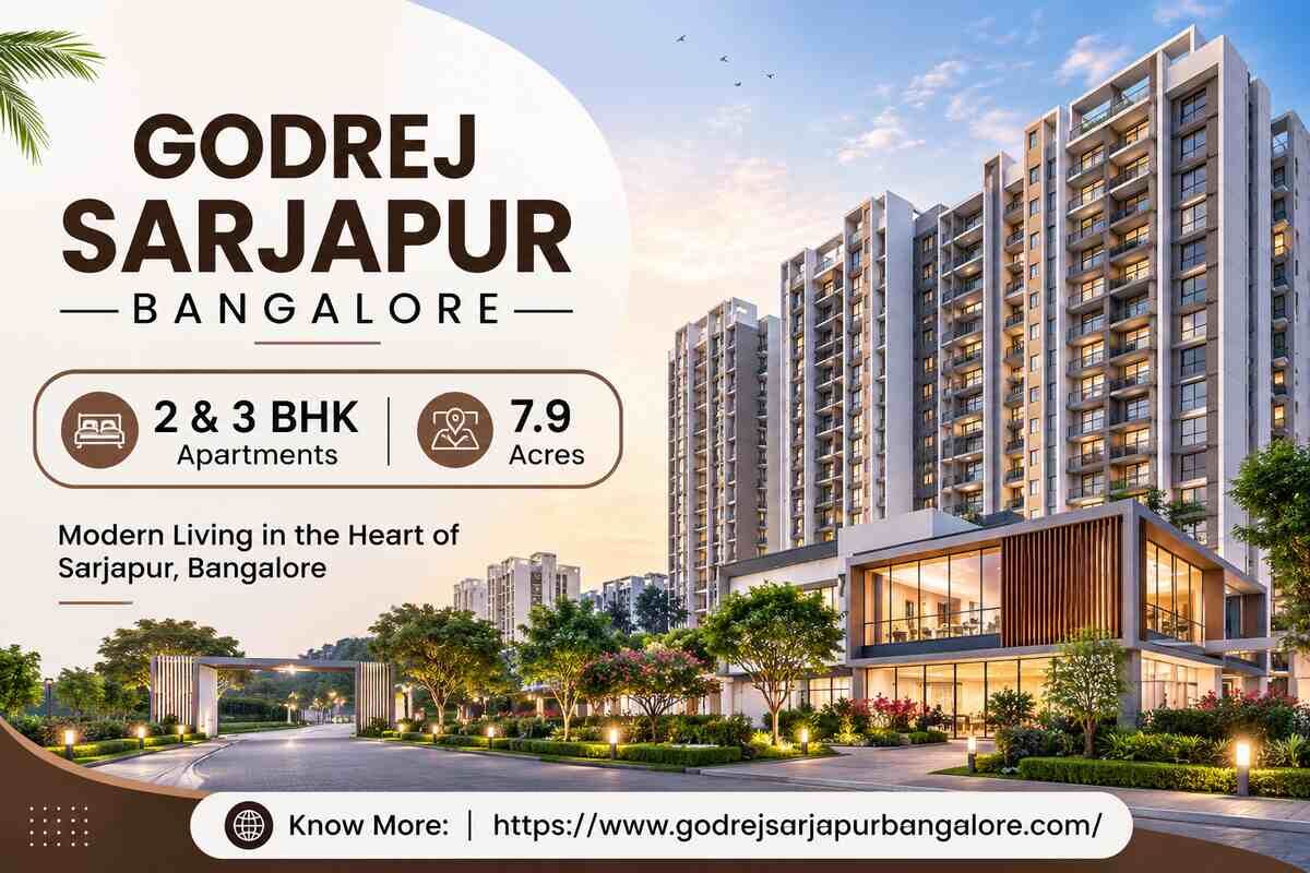 Bangalore, Real Estate For Sale, 3 BR,  1590 Sq. Feet,  Godrej Sarjapur Bangalore - Premium Lifestyle Address