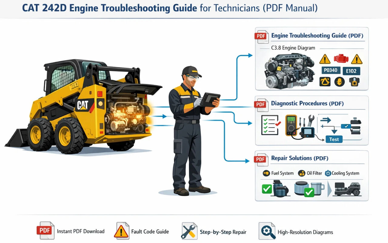 New York, Vehicles, Cars & Trucks , Caterpillar 259D Service Manual PDF,  2026,  Automatic,  ,