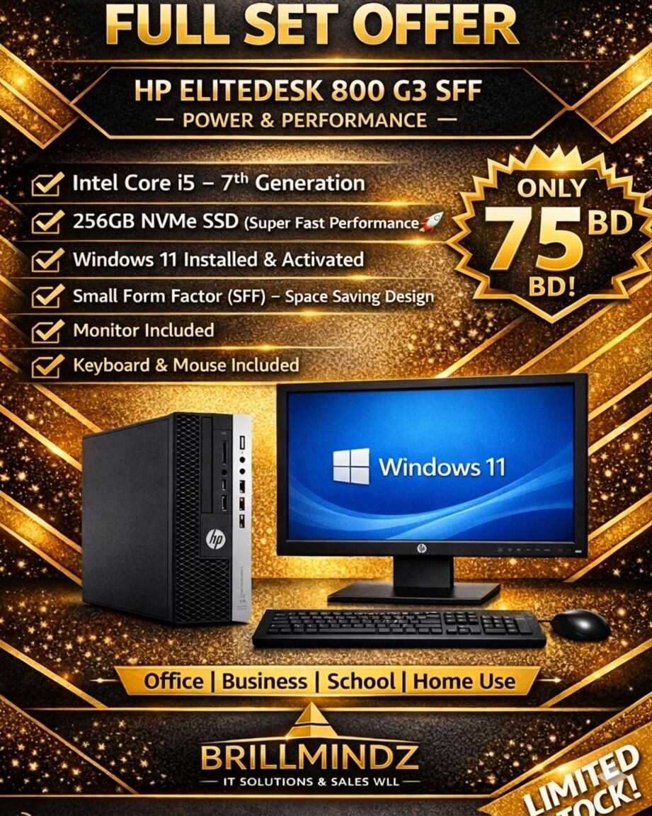 Hoora, Computers, BHD 160,  Dell OptiPlex 7010 SFF Plus 13 GENERATION