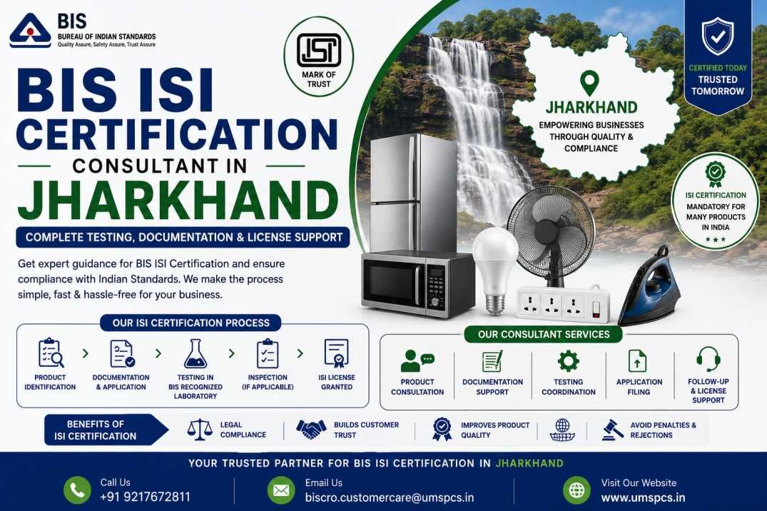 Jharkhand, Legal, What Is The Process For ISI Certification In Jharkhand?