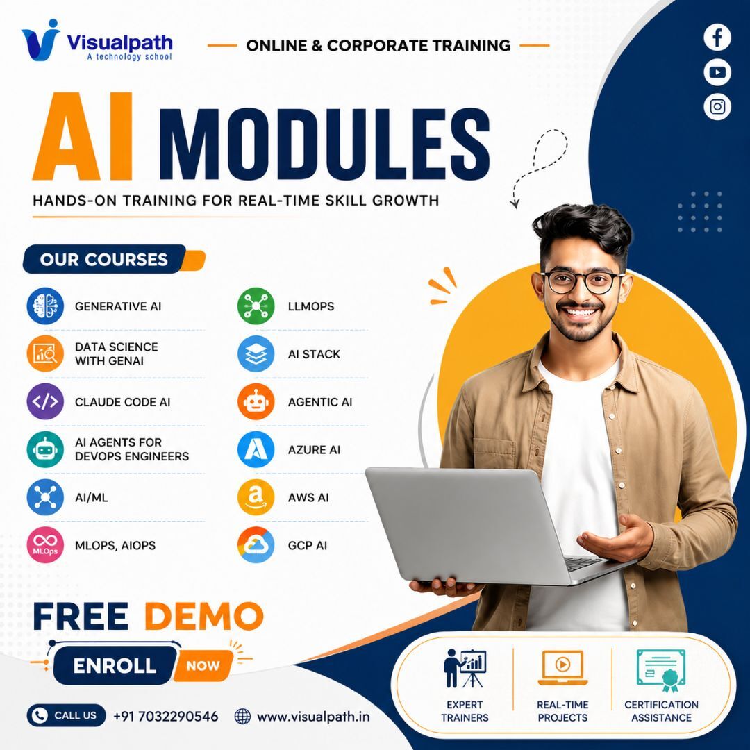 Hyderabad, Lessons Offered, Master The Most In-Demand AI Skills In 2026 With Visualpath