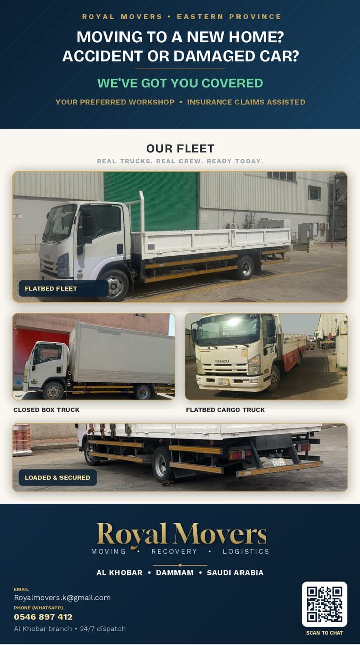 Dammam, Labor/Moving, Towing & Moving