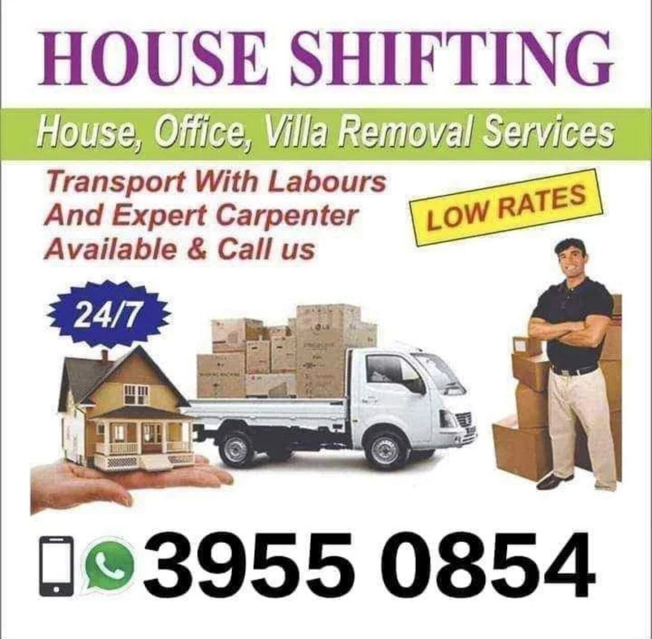 Juffair, Labor/Moving, House Movers Packers
