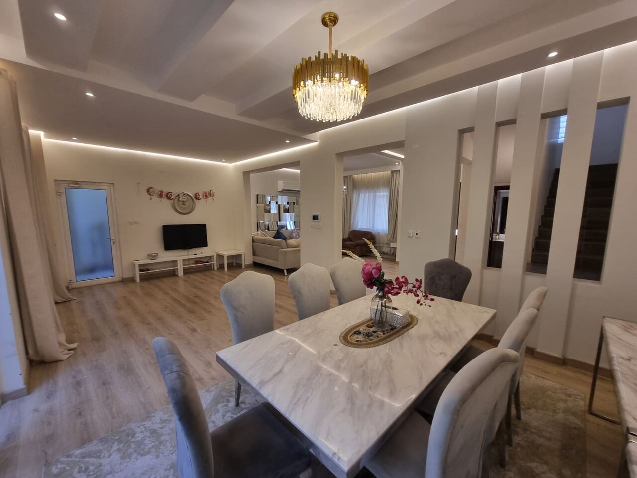 Amwaj Islands, Villas, BHD 550,  Furnished,  220 Sq. Meter,  Beautiful 3 Bedrooms + Maid Room Fully Furnished Villa In Diyar Al Muharraq