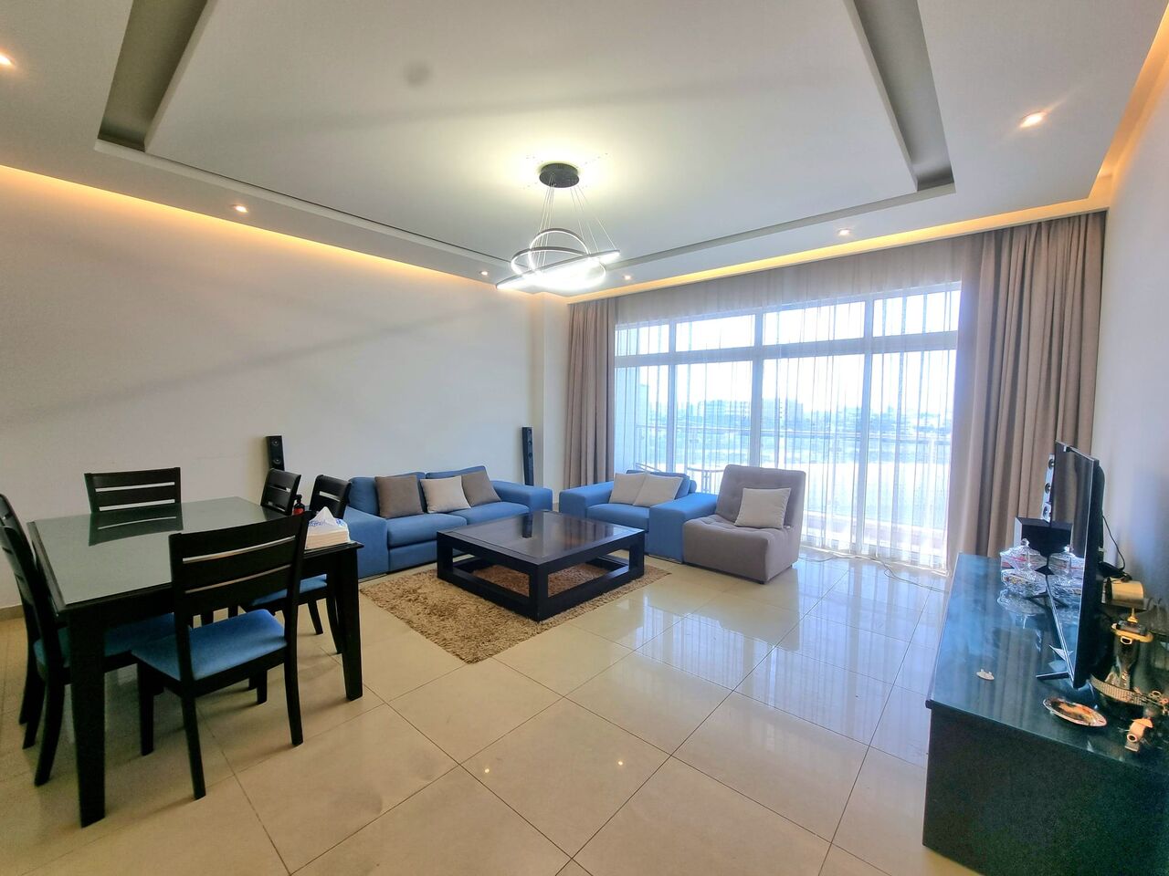 Amwaj Islands, Apartments, Flats, Houses & Villas, BHD 350/month,  Furnished,  2 BR,  140 Sq. Meter,  Beautiful 2 BR FF Apartment With Balcony Close To Lagoon Park