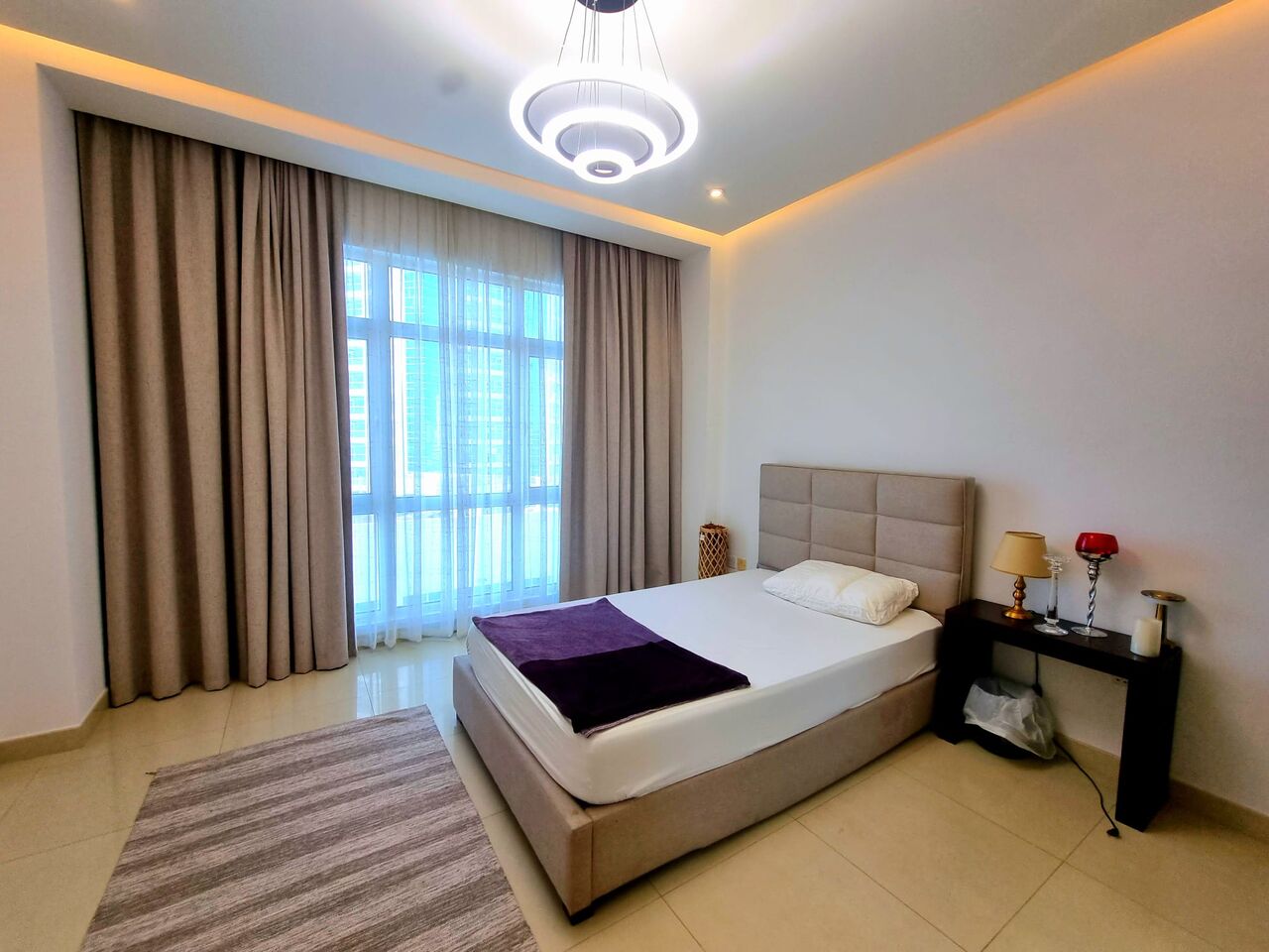 Amwaj Islands, Apartments, Flats, Houses & Villas, BHD 350/month,  Furnished,  2 BR,  140 Sq. Meter,  Beautiful 2 BR FF Apartment With Balcony Close To Lagoon Park