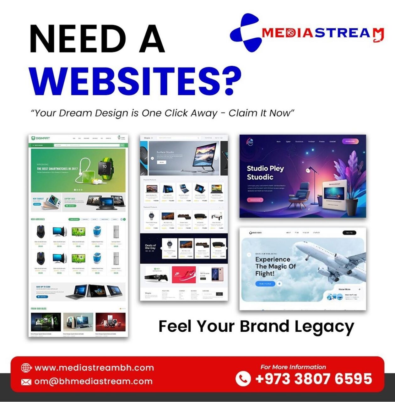Manama, Business, Take Your Business Online With A Stunning Website! With Mediastream