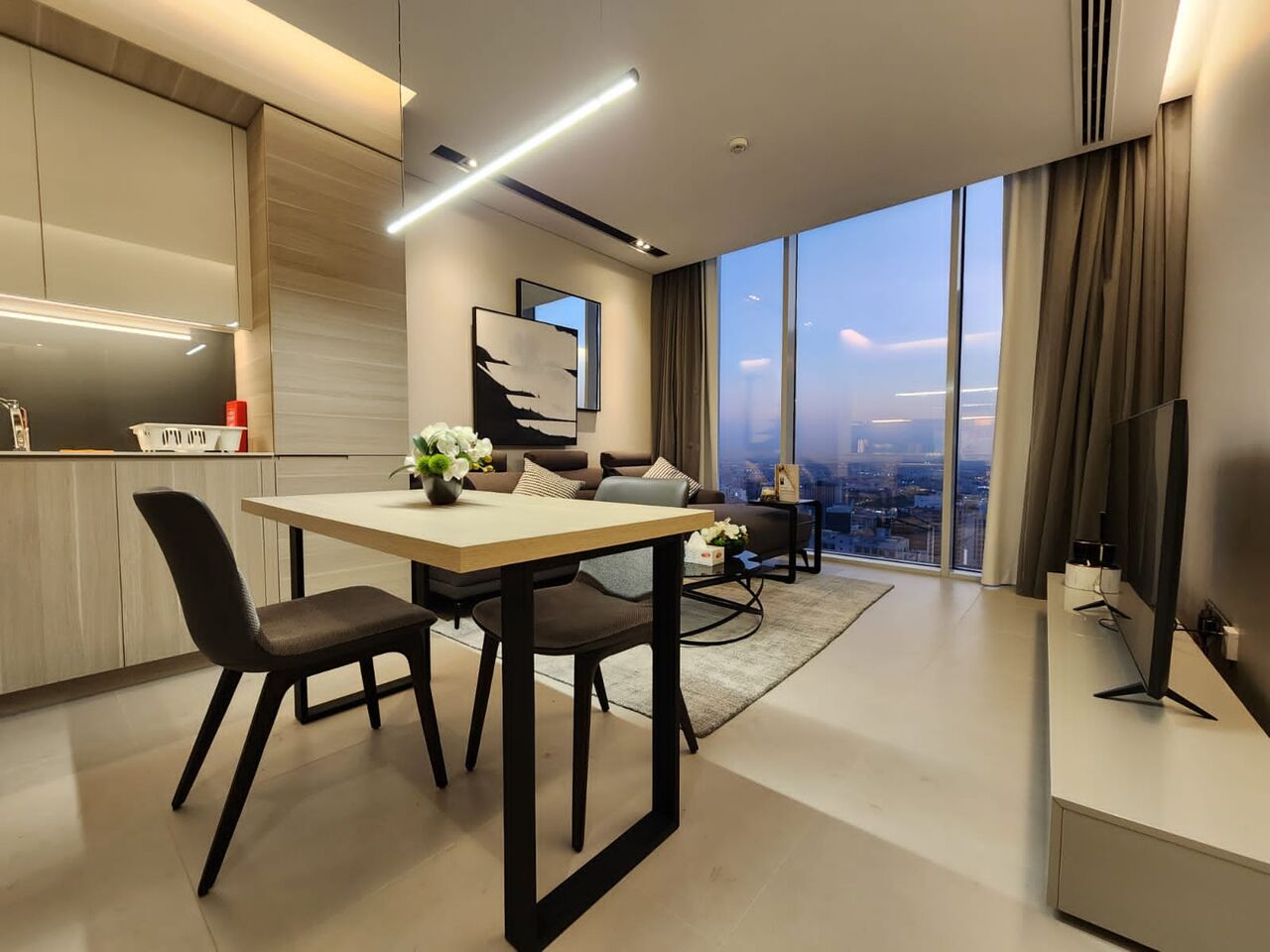 Juffair, Apartments, Flats, Houses & Villas, BHD 425/month,  Furnished,  1 BR,  70 Sq. Meter,  Luxury Style 1 BR FF Apartment For Rent Fontana Infinity