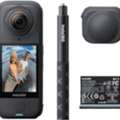 SAR 1400,  Insta360 X4 Air Starter Bundle - Lightweight 165g 8K 360 Camera, Invisible Selfie Stick, R